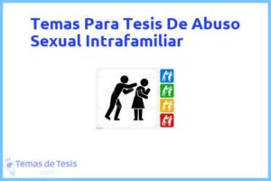 Tesis de Abuso Sexual Intrafamiliar: Ejemplos y temas TFG TFM