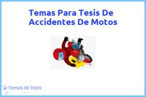 Tesis de Accidentes De Motos: Ejemplos y temas TFG TFM