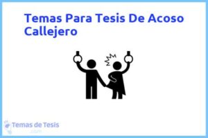 Tesis de Acoso Callejero: Ejemplos y temas TFG TFM