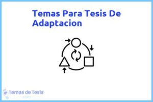 Tesis de Adaptacion: Ejemplos y temas TFG TFM