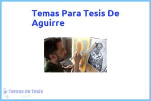 Tesis de Aguirre: Ejemplos y temas TFG TFM