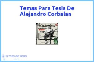 Tesis de Alejandro Corbalan: Ejemplos y temas TFG TFM