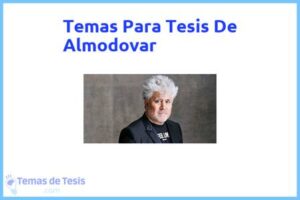 Tesis de Almodovar: Ejemplos y temas TFG TFM