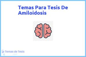 Tesis de Amiloidosis: Ejemplos y temas TFG TFM