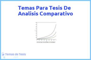 Tesis de Analisis Comparativo: Ejemplos y temas TFG TFM