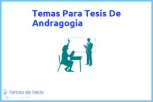Tesis de Andragogia: Ejemplos y temas TFG TFM