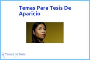 Tesis de Aparicio: Ejemplos y temas TFG TFM