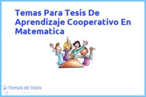 Tesis de Aprendizaje Cooperativo En Matematica: Ejemplos y temas TFG TFM
