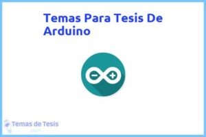 Tesis de Arduino: Ejemplos y temas TFG TFM