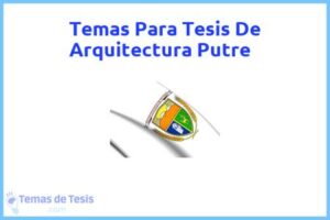 Tesis de Arquitectura Putre: Ejemplos y temas TFG TFM