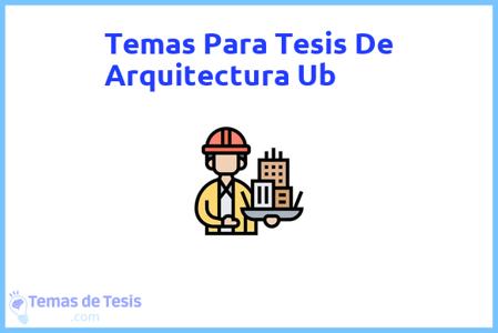 Tesis De Arquitectura: Ejemplos Y Temas TFG TFM 2023