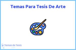 Tesis de Arte: Ejemplos y temas TFG TFM