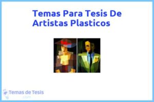 Tesis de Artistas Plasticos: Ejemplos y temas TFG TFM
