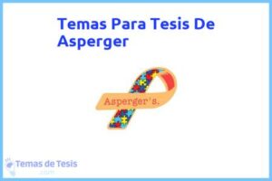 Tesis de Asperger: Ejemplos y temas TFG TFM