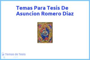 Tesis de Asuncion Romero Diaz: Ejemplos y temas TFG TFM