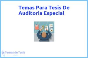 Tesis de Auditoria Especial: Ejemplos y temas TFG TFM