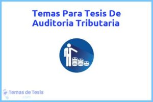 Tesis de Auditoria Tributaria: Ejemplos y temas TFG TFM