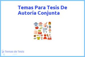 Tesis de Autoría Conjunta: Ejemplos y temas TFG TFM