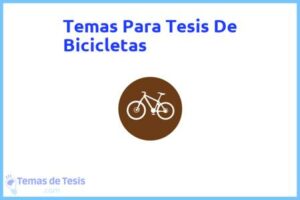Tesis de Bicicletas: Ejemplos y temas TFG TFM