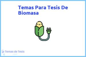 Tesis de Biomasa: Ejemplos y temas TFG TFM