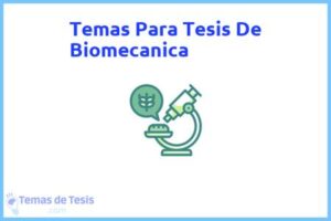Tesis de Biomecanica: Ejemplos y temas TFG TFM