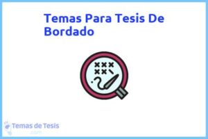 Tesis de Bordado: Ejemplos y temas TFG TFM