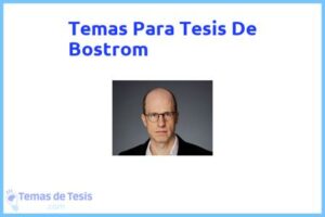 Tesis de Bostrom: Ejemplos y temas TFG TFM