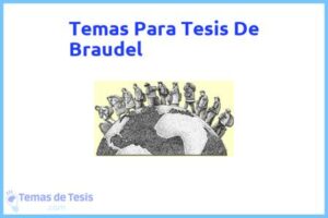 Tesis de Braudel: Ejemplos y temas TFG TFM