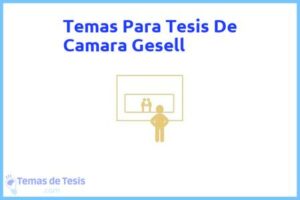 Tesis de Camara Gesell: Ejemplos y temas TFG TFM