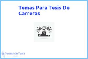 Tesis de Carreras: Ejemplos y temas TFG TFM