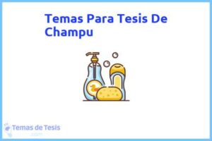 Tesis de Champu: Ejemplos y temas TFG TFM