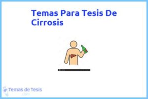 Tesis de Cirrosis: Ejemplos y temas TFG TFM