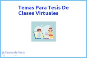 Tesis de Clases Virtuales: Ejemplos y temas TFG TFM