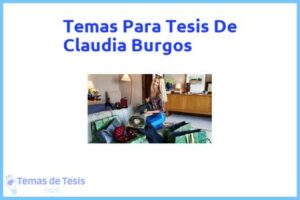 Tesis de Claudia Burgos: Ejemplos y temas TFG TFM