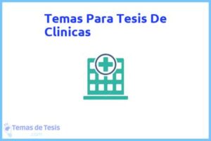 Tesis de Clinicas: Ejemplos y temas TFG TFM