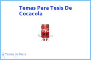 Tesis de Cocacola: Ejemplos y temas TFG TFM