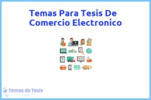 Tesis de Comercio Electronico: Ejemplos y temas TFG TFM