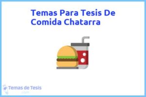 Tesis de Comida Chatarra: Ejemplos y temas TFG TFM