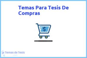 Tesis de Compras: Ejemplos y temas TFG TFM