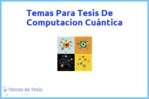 Tesis de Computacion Cuántica: Ejemplos y temas TFG TFM