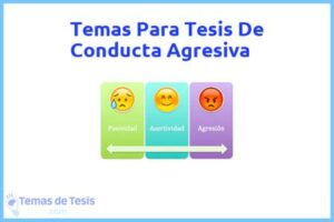 Tesis de Conducta Agresiva: Ejemplos y temas TFG TFM