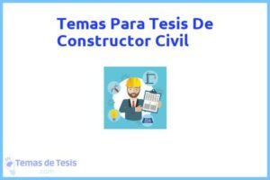 Tesis de Constructor Civil: Ejemplos y temas TFG TFM