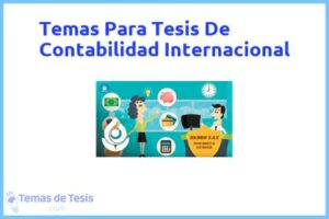 Tesis de Contabilidad Internacional: Ejemplos y temas TFG TFM