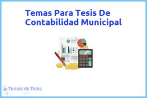 Tesis de Contabilidad Municipal: Ejemplos y temas TFG TFM