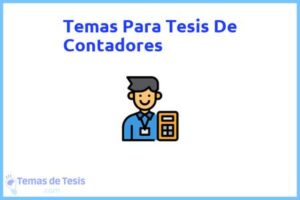 Tesis de Contadores: Ejemplos y temas TFG TFM