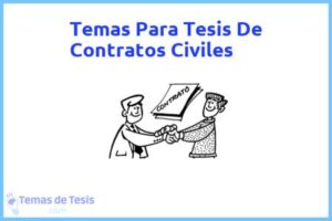 Tesis de Contratos Civiles: Ejemplos y temas TFG TFM