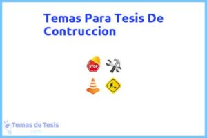 Tesis de Contruccion: Ejemplos y temas TFG TFM