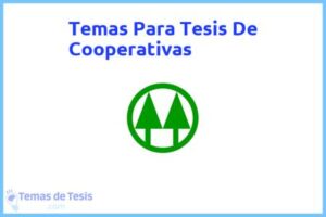 Tesis de Cooperativas: Ejemplos y temas TFG TFM