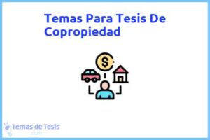 Tesis de Copropiedad: Ejemplos y temas TFG TFM