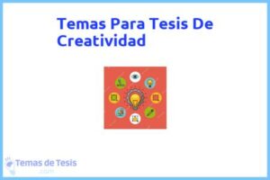Tesis de Creatividad: Ejemplos y temas TFG TFM